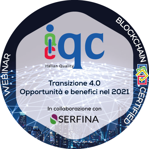 Webinar gratuito "Evoluzione digitale e Transizione 4.0 - Opportunità e benefici per le imprese nel 2021"